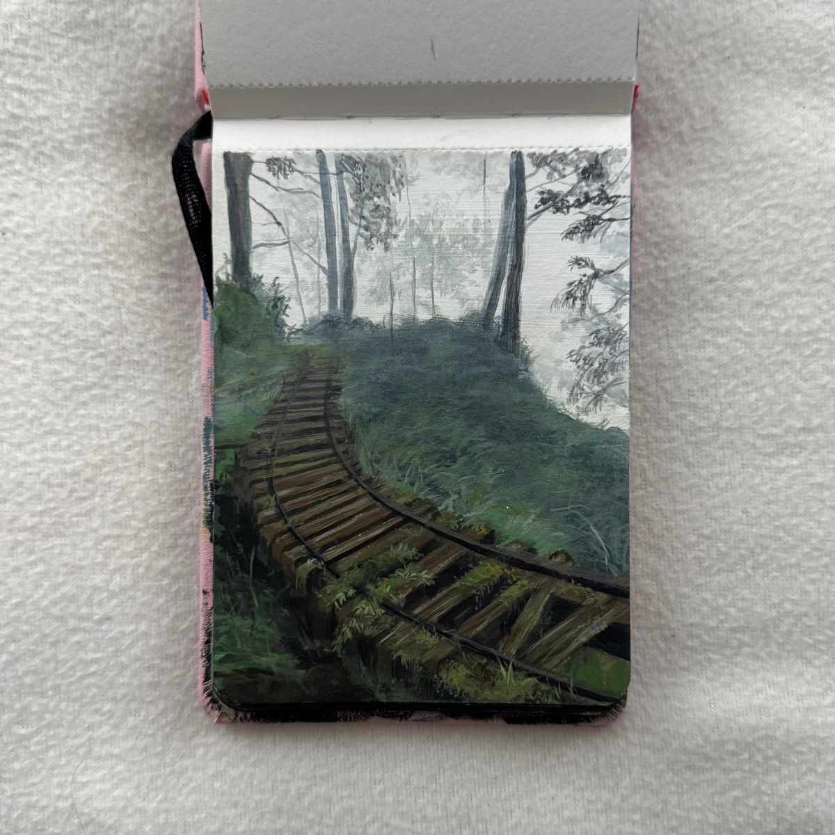 the long way through | 3.8x4.8"