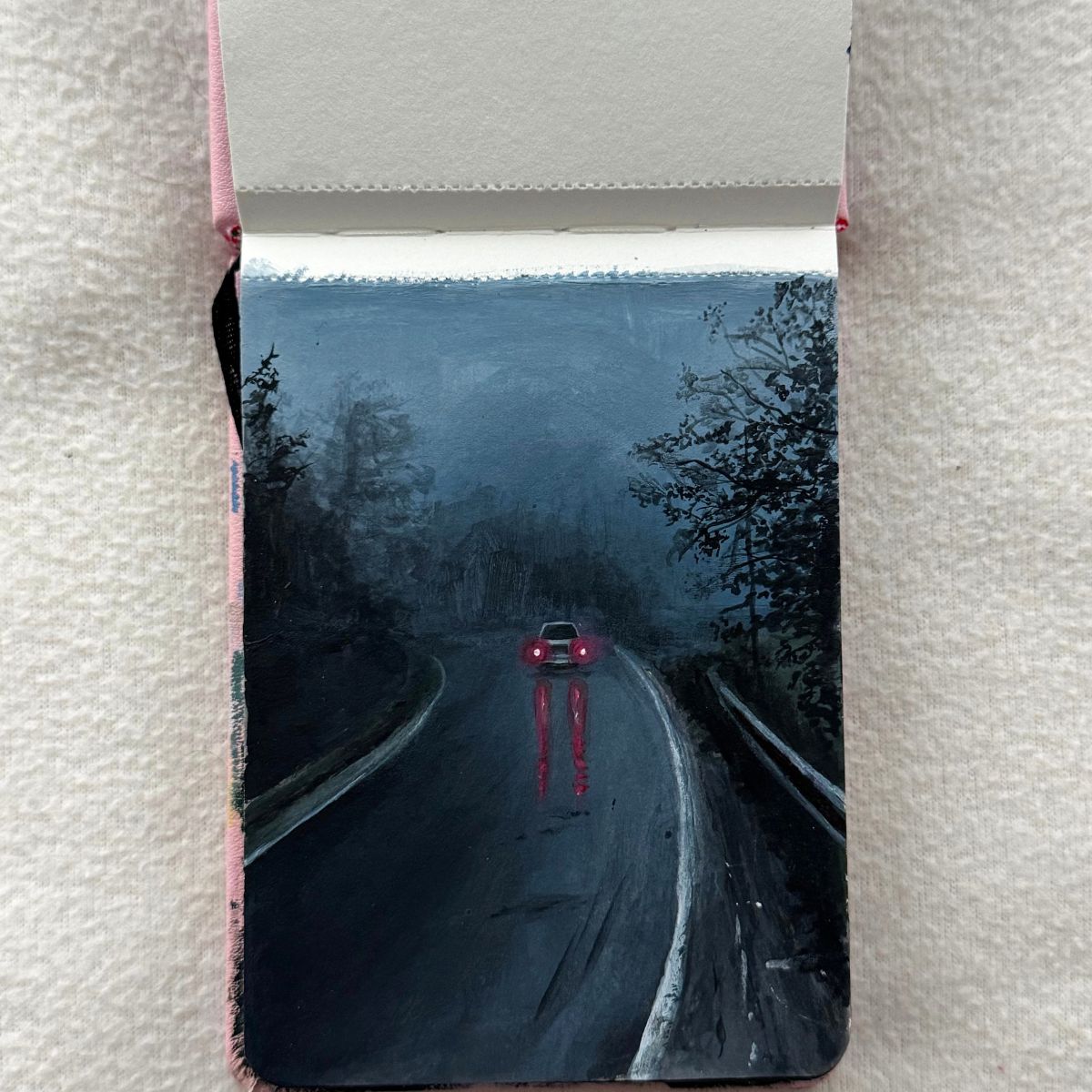the road kept me | 3.8x4.8"