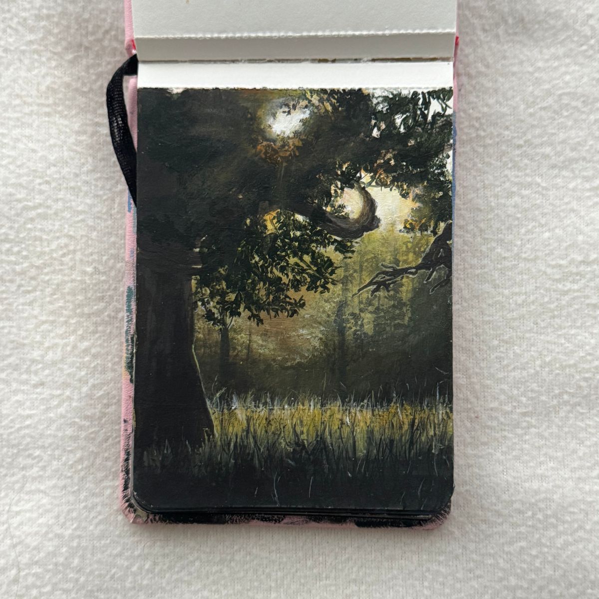 the light kept me warm | 3.8x4.8"