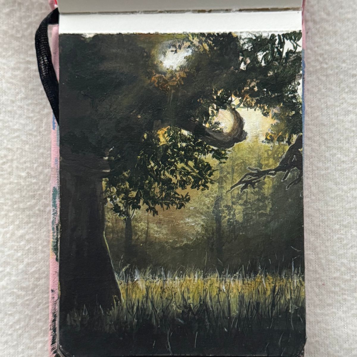 the light kept me warm | 3.8x4.8"