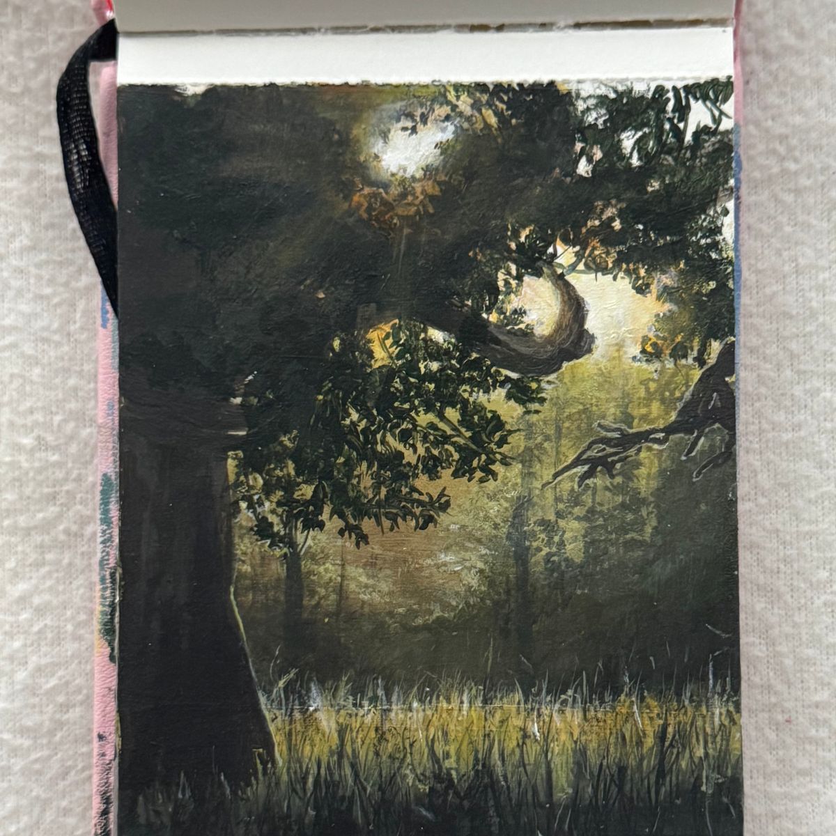 the light kept me warm | 3.8x4.8"