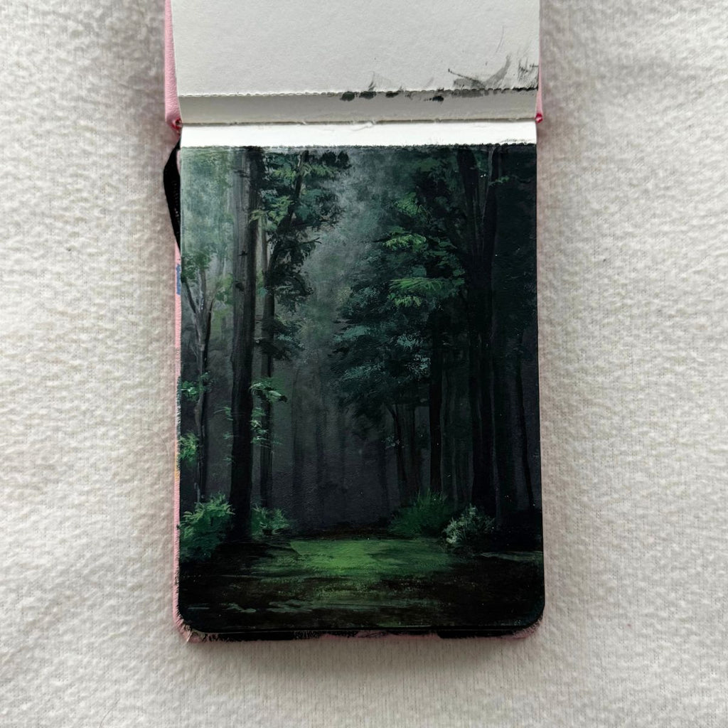 long pause | 3.8x4.8"