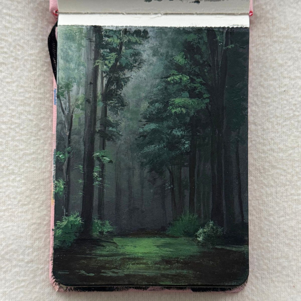 long pause | 3.8x4.8"