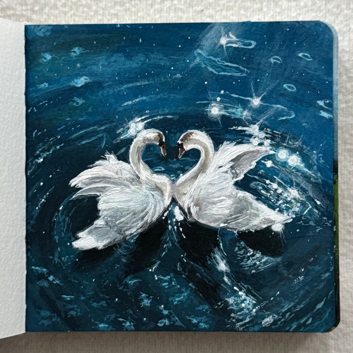 under the quiet sun | 4x4"