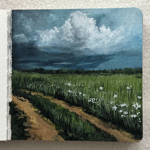 calm before the storm | 4x4"