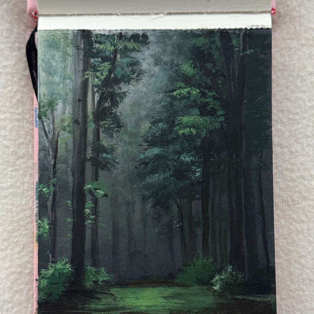 long pause | 3.8x4.8"