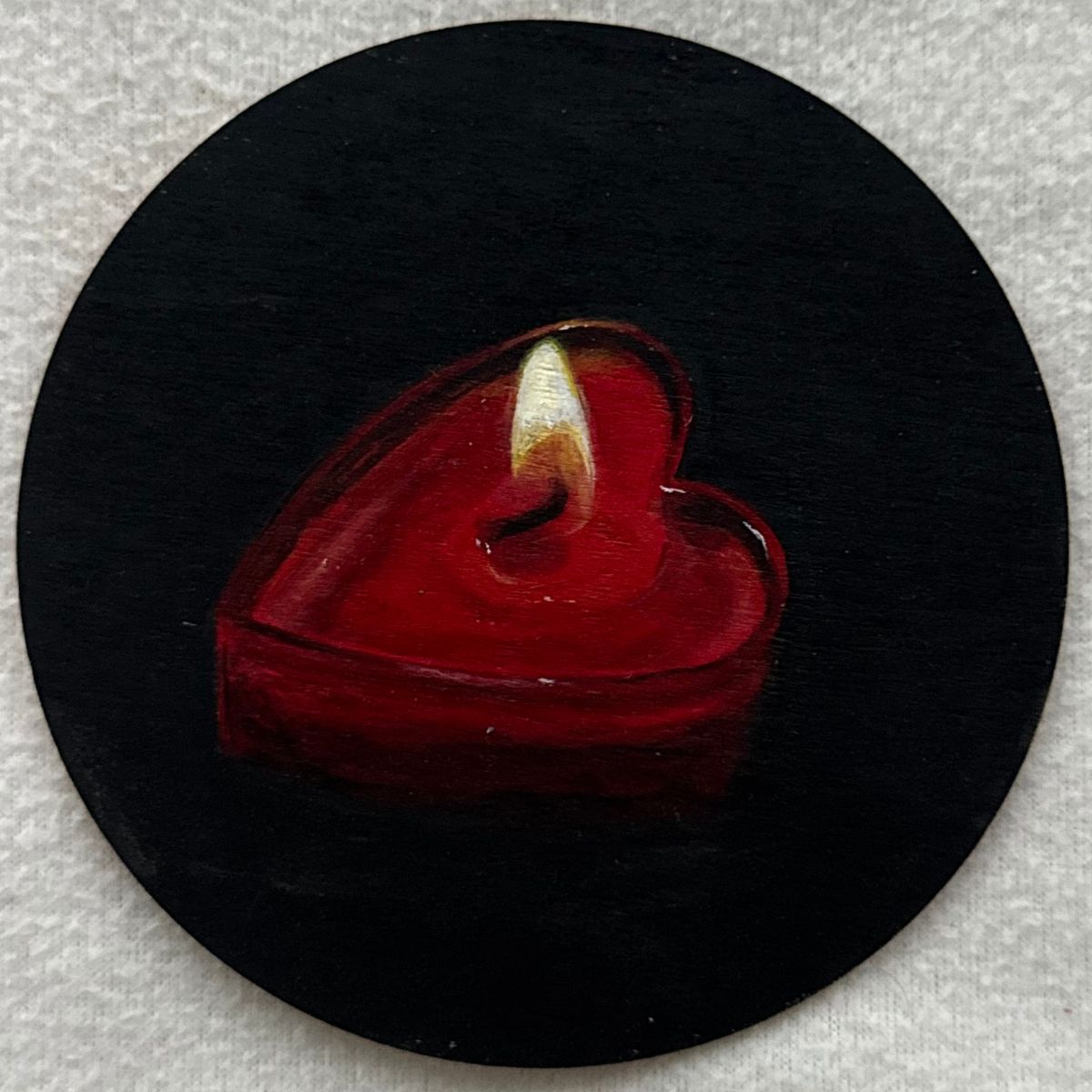 light the love | 5" wood panel