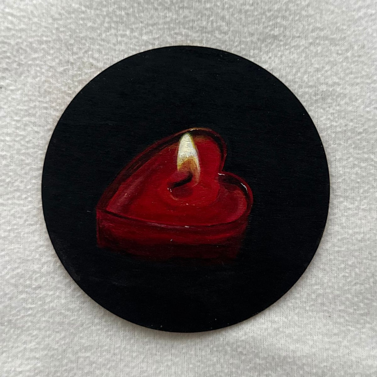 light the love | 5" wood panel